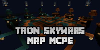 New TRON Skywars Map for Minecraft PE Affiche