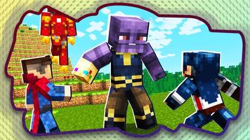 Maps avengers for minecraft - infinity war الملصق
