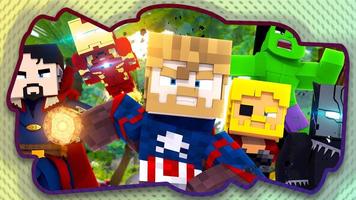 Maps avengers for minecraft - infinity war تصوير الشاشة 1