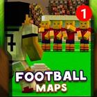 Football maps for minecraft pe icône