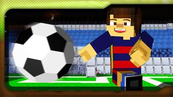 Football maps for minecraft pe Affiche
