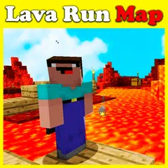Lava Run map for MCPE APK download