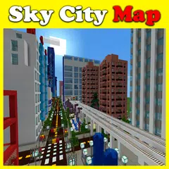 Skyscraper city map for Minecraft PE APK download