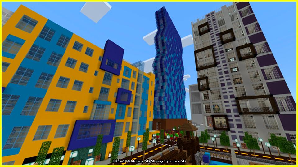 Skyscraper city map for Minecraft PE for Android APK
