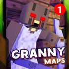 Granny horror game map for mcpe icône