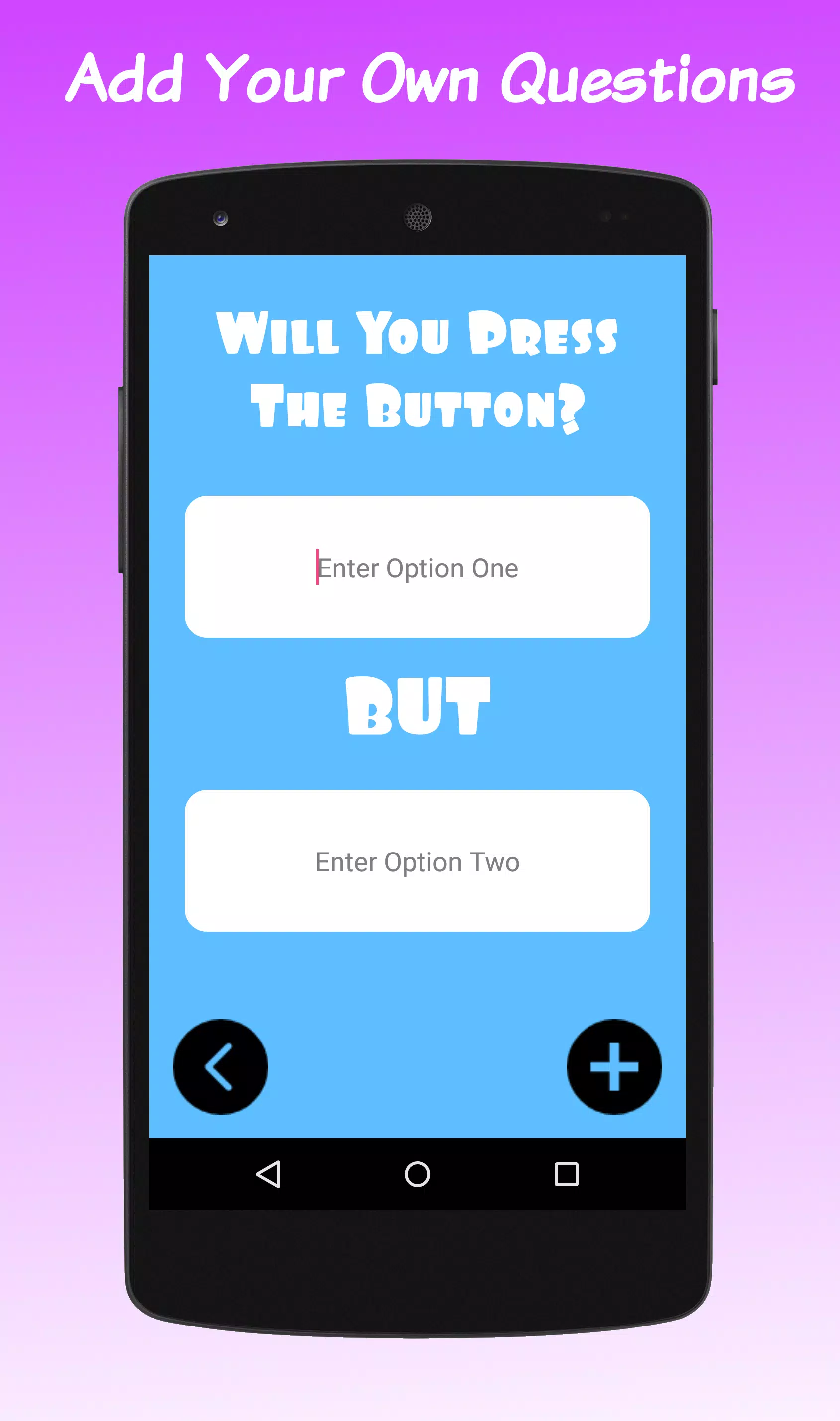 Скачать Will You Press The Button? APK для Android