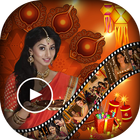 Diwali Video Maker - Happy Diwali Video Editor icône