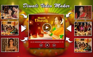 Diwali Video Maker - Happy Diwali Video Editor Affiche