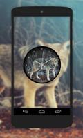 Wolf Clock Live Wallpaper screenshot 2
