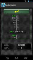Factorization. Factor calc. screenshot 1