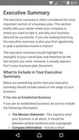برنامه‌نما Business Plan For Startups عکس از صفحه