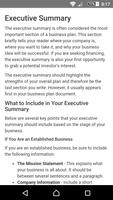 Business Plan For Startups captura de pantalla 2