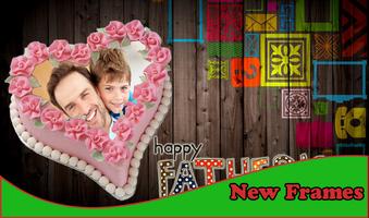 Father's Day Cake Frames plakat