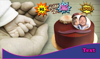 Father's Day Cake Frames ảnh chụp màn hình 2