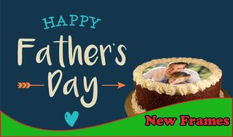 Happy Father's Day Cake Frames Affiche