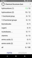 Chemical Structures Quiz پوسٹر