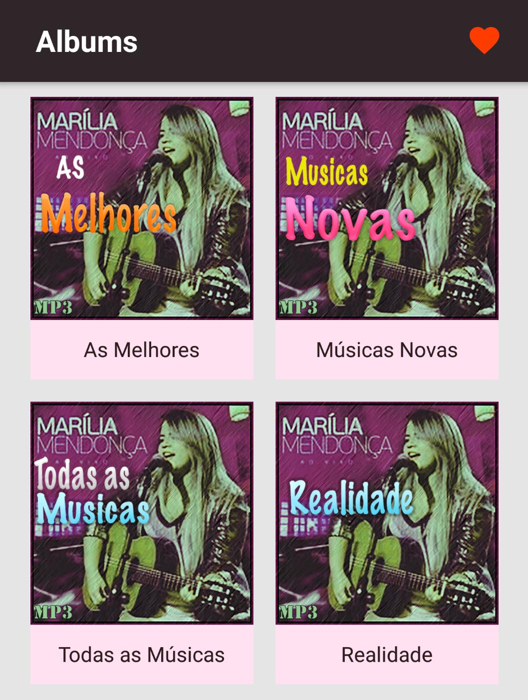 Marilia Mendonca as melhores 2018 for Android - APK Download