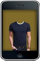 Man Tshirt Photo Editor Suit captura de pantalla 1