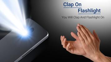 Flash on Clap - Clap to Flash Light on off Poster