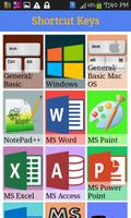 Computer Shortcut Keys Ekran Görüntüsü 1