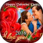 Valentine Day Photo Frame 2018 - Love Photo Frame icône