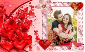 Valentine Day Photo Frame 2018 - Love Photo Frame Affiche