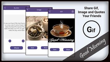 Good Morning GIF and Images الملصق