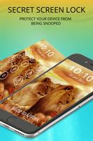 Lion Lock Screen - King Lock الملصق