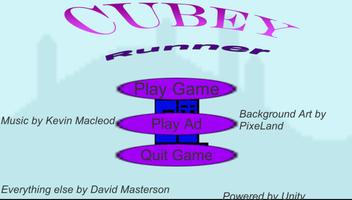 Cubey Runner plakat