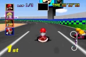 Trick Mario Kart 64 تصوير الشاشة 1
