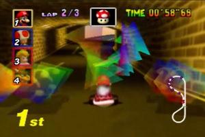 Trick Mario Kart 64 captura de pantalla 2