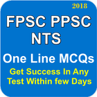FPSC PPSC NTS: ONE Line MCQs icône