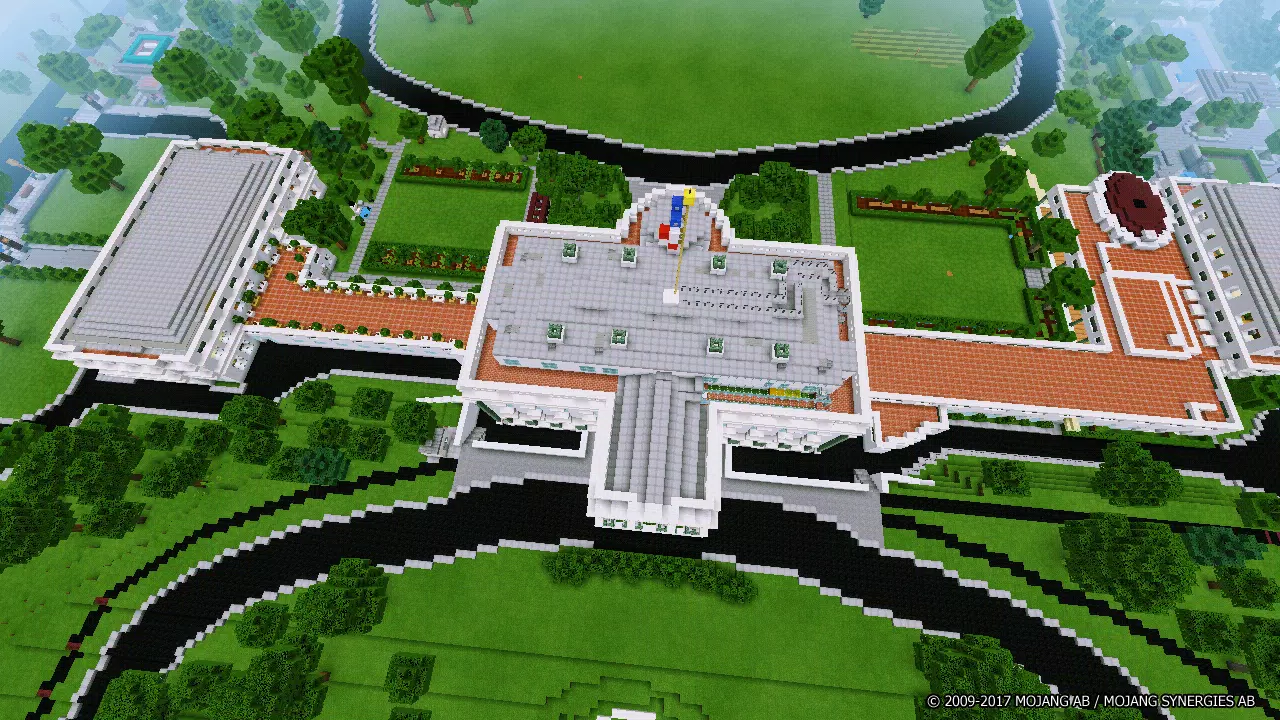 Linda Casa Branca / Beautiful White House Minecraft Map