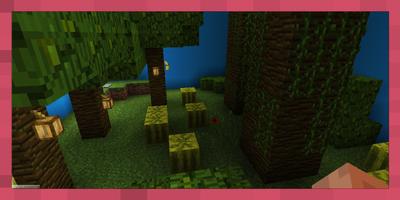 Find the Button: New Biomes. Map for MCPE Affiche