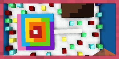 پوستر Find the Button: Crazy Food. Map for MCPE