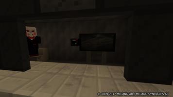 Horror jigsaw puzzle Minecraft map screenshot 2