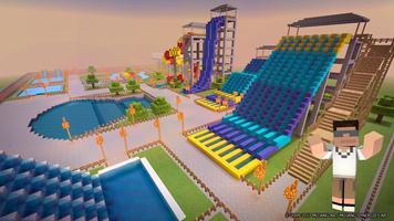 Aquatic Park Minecraft maps plakat