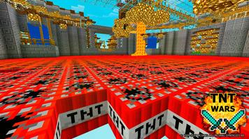 TNT Wars maps for Minecraft PE Affiche