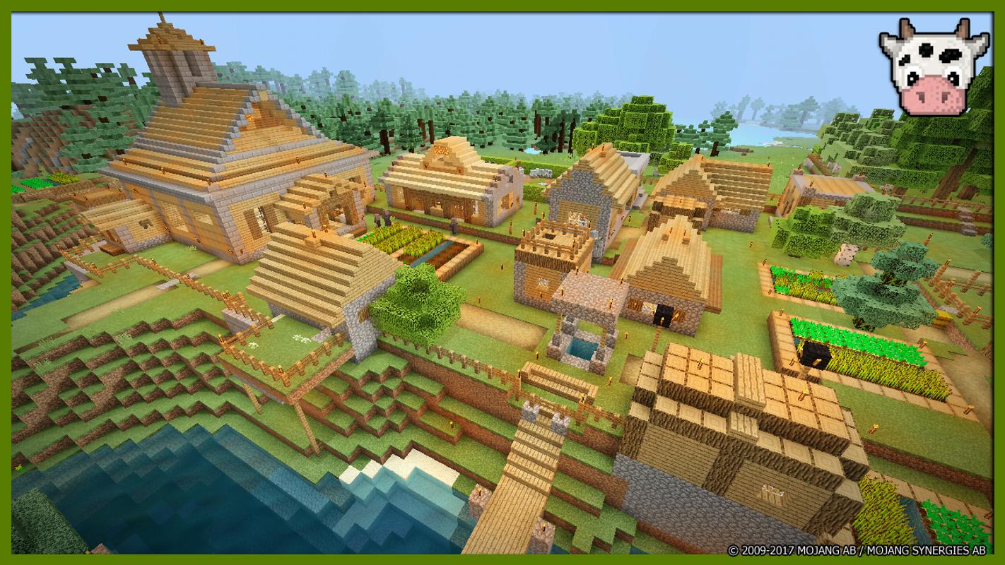 Minecraft - Medieval Town - Map w/ Download - YouTube