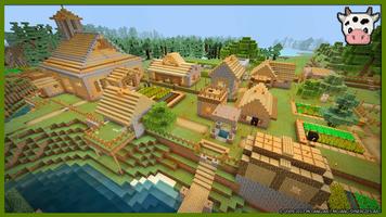 Survival Village Minecraft map capture d'écran 1