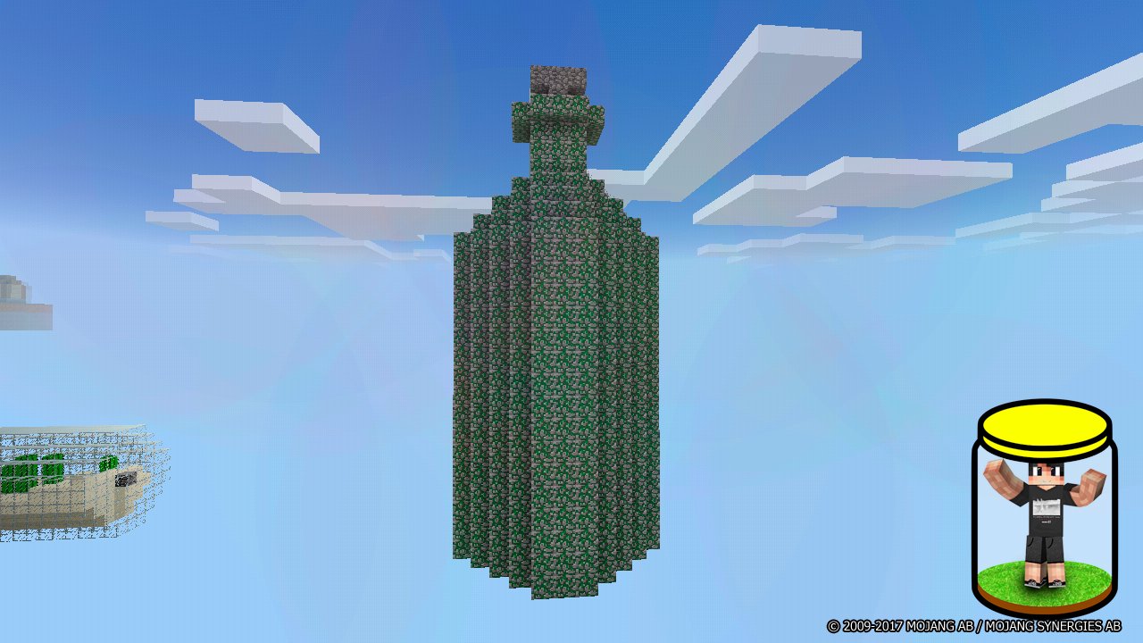 Карта в майнкрафт мир в бутылке