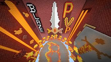 PVP Minecraft maps Affiche