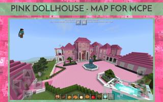 Pink Dollhouse - Map for MCPE Affiche