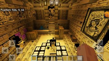 Bendy 3 Horror Survival Adventure MCPE 2018 স্ক্রিনশট 1