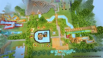 Aquatic park 2 map Minecraft پوسٹر