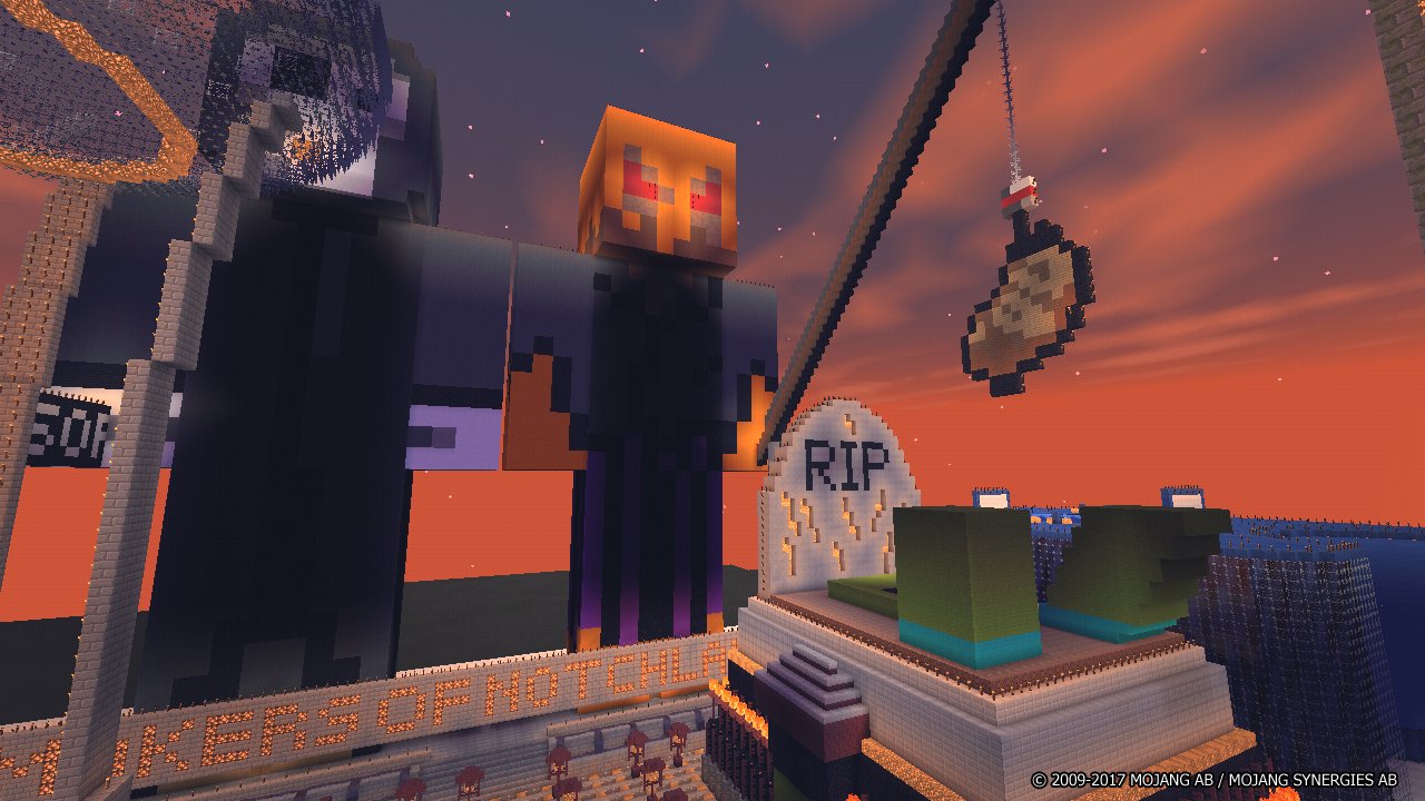 Майнкрафт карта парк аттракционов