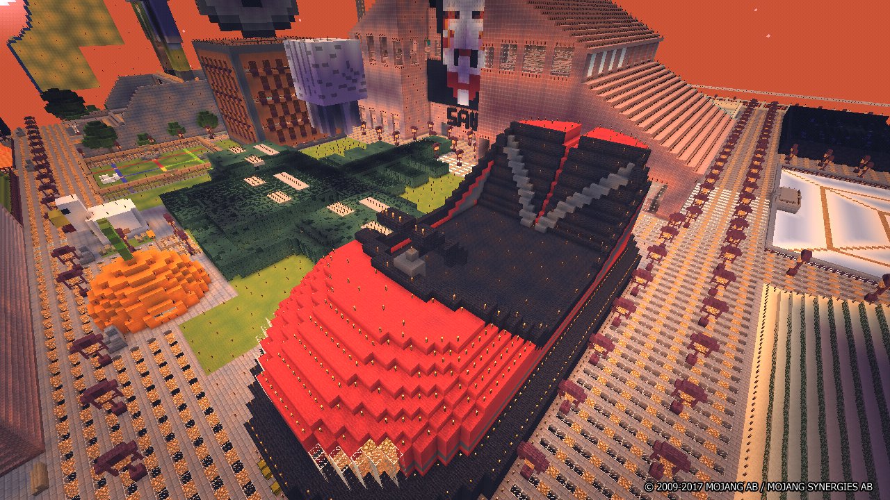 Майнкрафт карта парк аттракционов