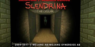 Slendrina The Cellar map for MCPE! Affiche