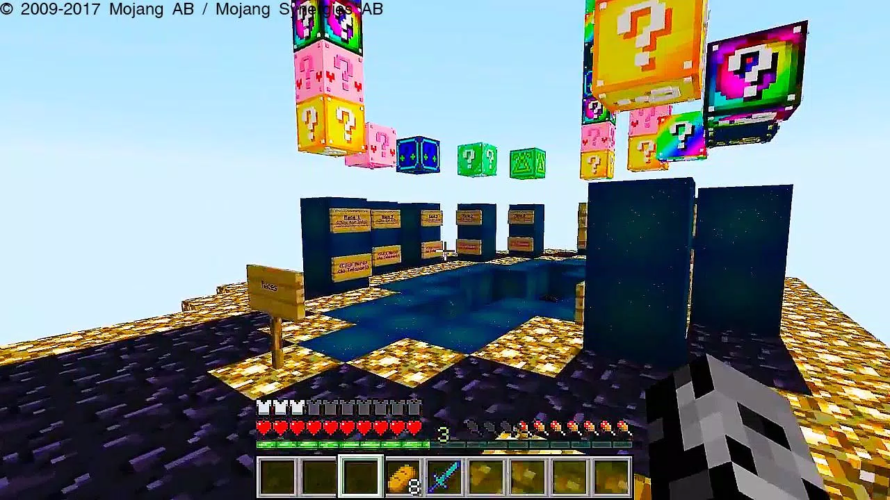 Original Lucky Block Race Minecraft Map APK for Android Download