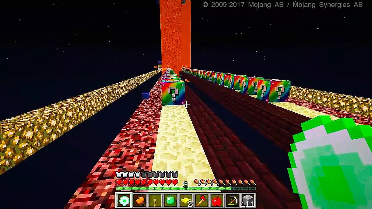 Rainbow Lucky Block Race Map